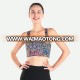 2017 Colorful PeacockCustom Ladies Gym Bra Wholesale Sexy women sportsbra/Yoga Bra