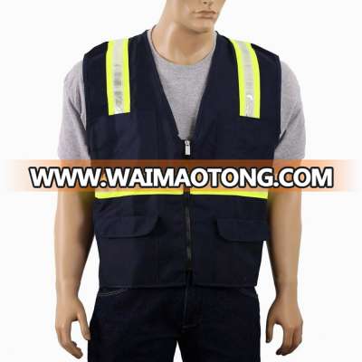 Polyester Traffic Work Visibility Security Vest